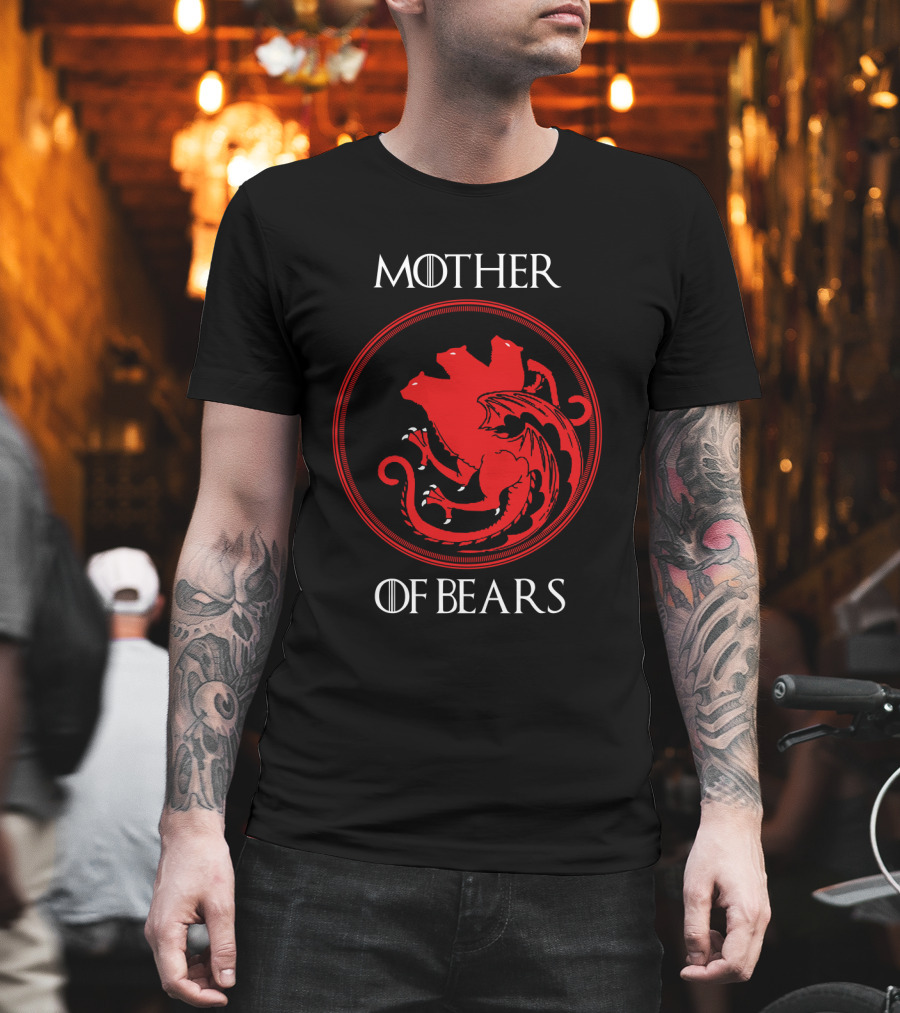 Mother of Bears Three-Headed Serpent Emblem T-Shirt