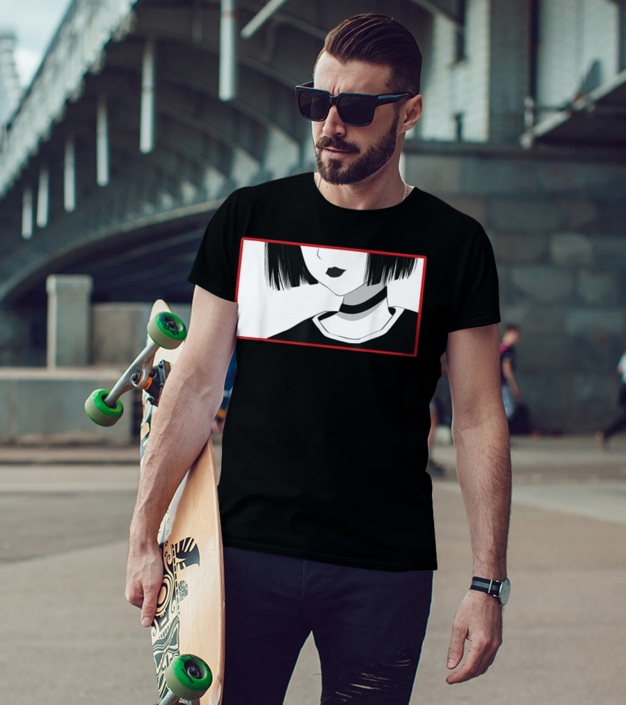 Aesthetic Soft Grunge Goth Anime Girl Gothic T-Shirt