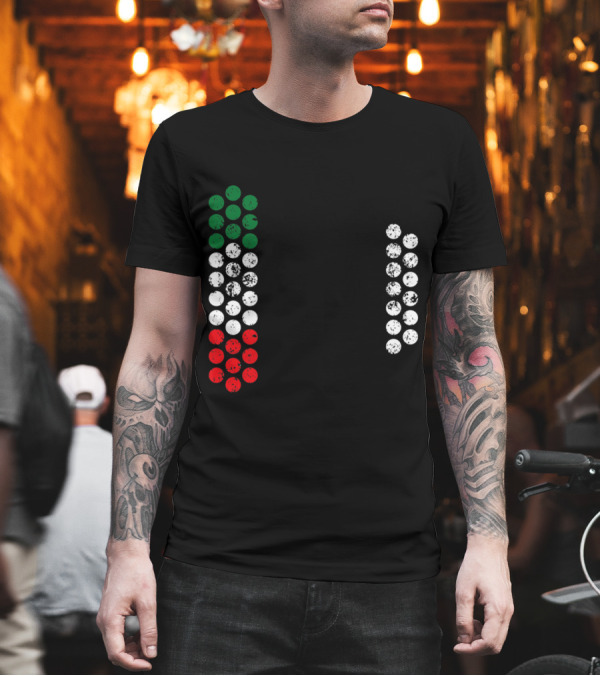 Air Accordion Italian Flag Button Pattern Music Instrument T-Shirt Air Accordion Italian Flag Button Pattern Music Instrument T-Shirt