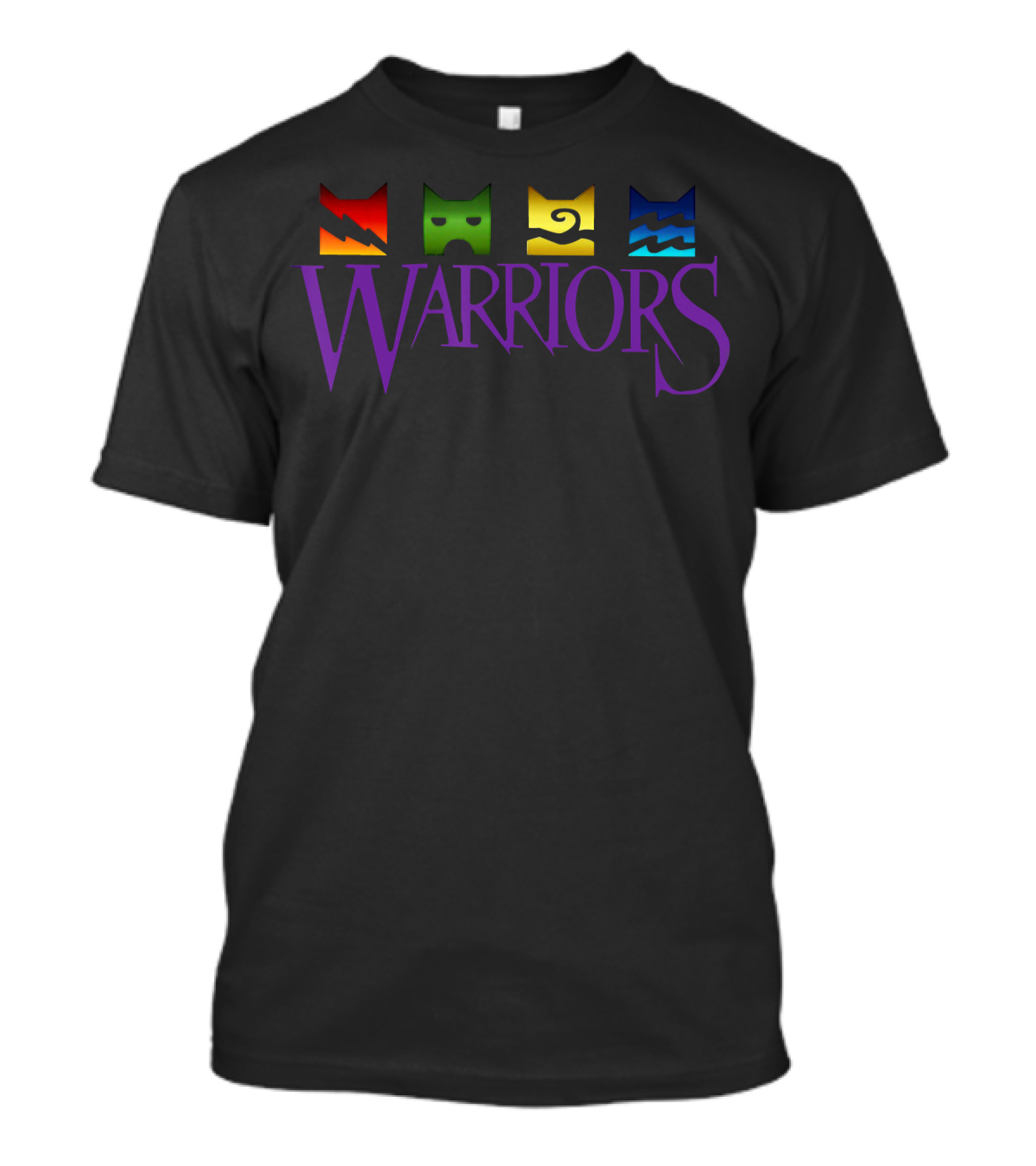 Warriors Cats Clan Symbols Funny T-Shirt