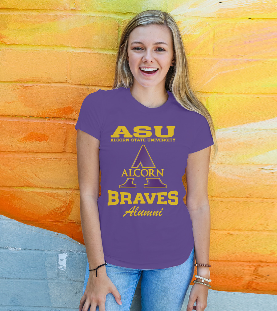 ASU Alcorn State University Braves Alumni T-Shirt