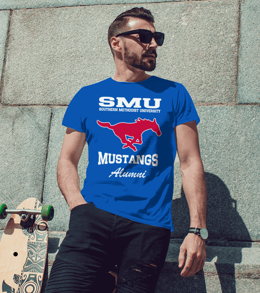 SMU Southern Methodist University Mustangs Alumni T-Shirt