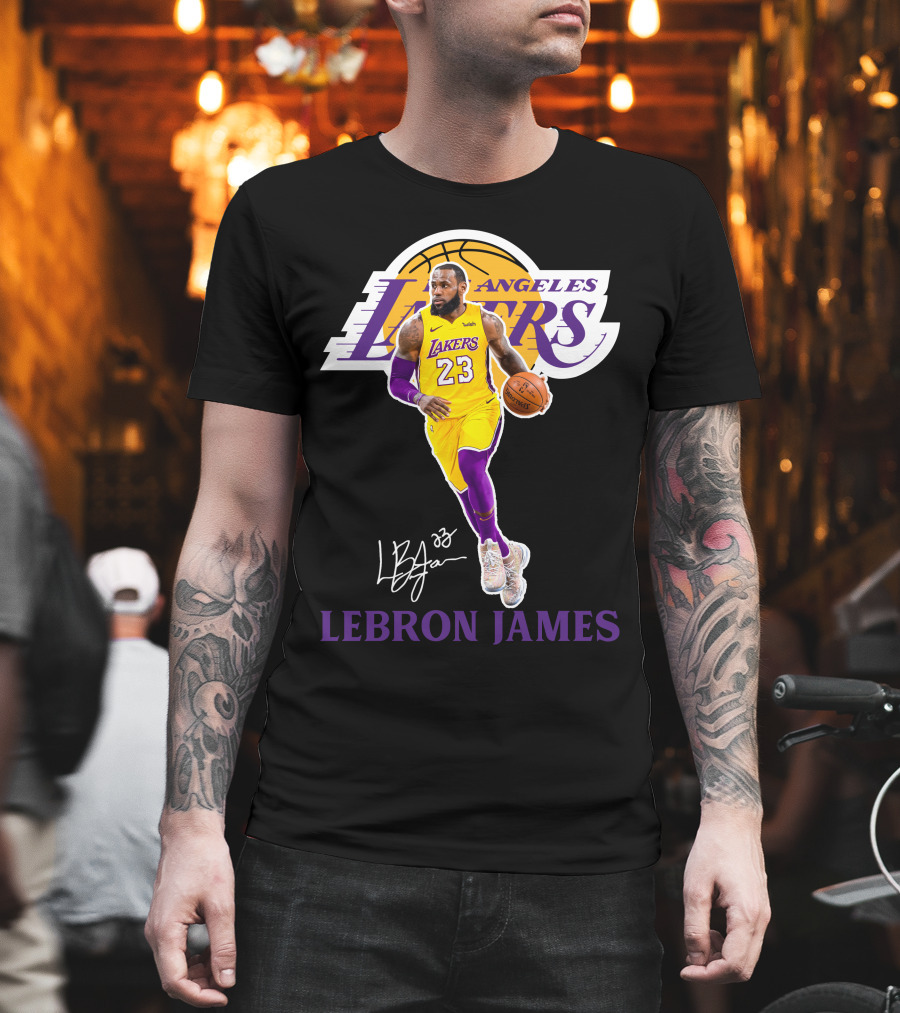 Lebron James Los Angeles Lakers 23 La01 T-Shirt