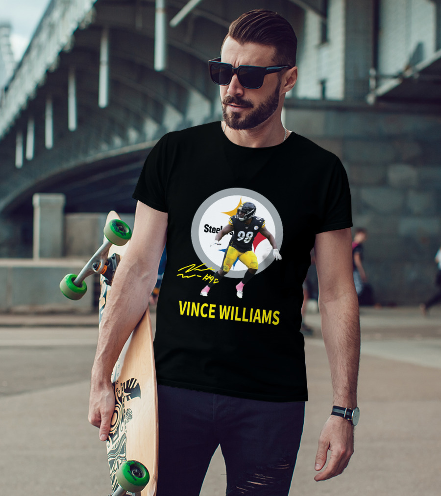 Vince Williams Pittsburgh Steelers 98 Signature Edition T-Shirt