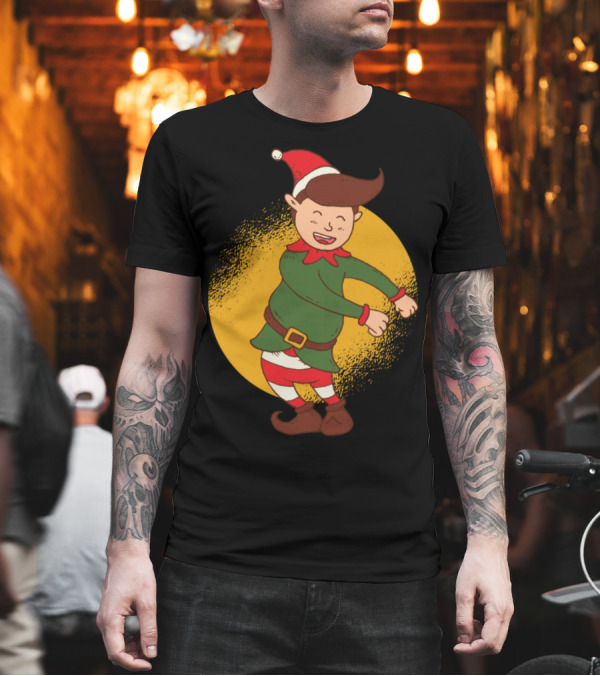 Elf Floss Dance Santa Hat Christmas T-Shirt Elf Floss Dance Santa Hat Christmas T-Shirt