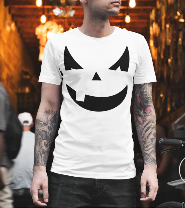 Halloween Pumpkin Face Costume T-Shirt Halloween Pumpkin Face Costume T-Shirt