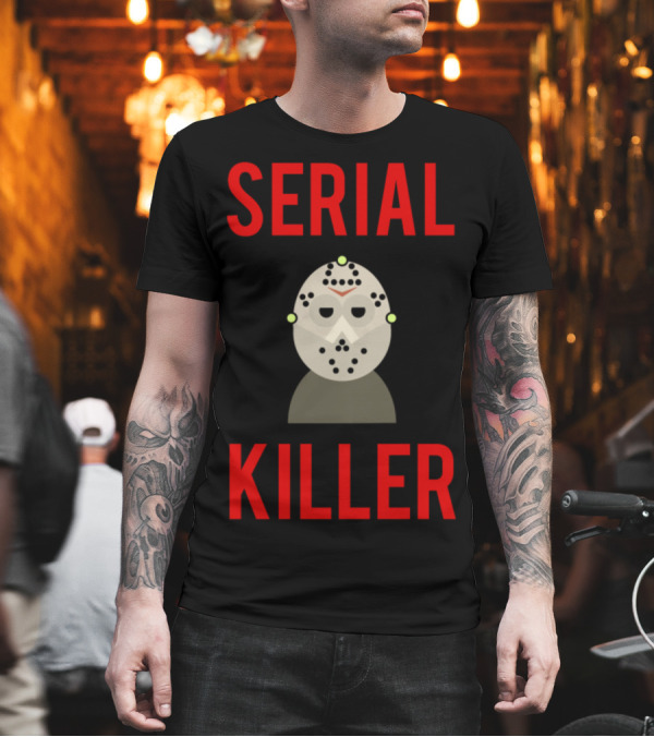 Serial Killer Horror Movies Jason Mask T-Shirt Serial Killer Horror Movies Jason Mask T-Shirt