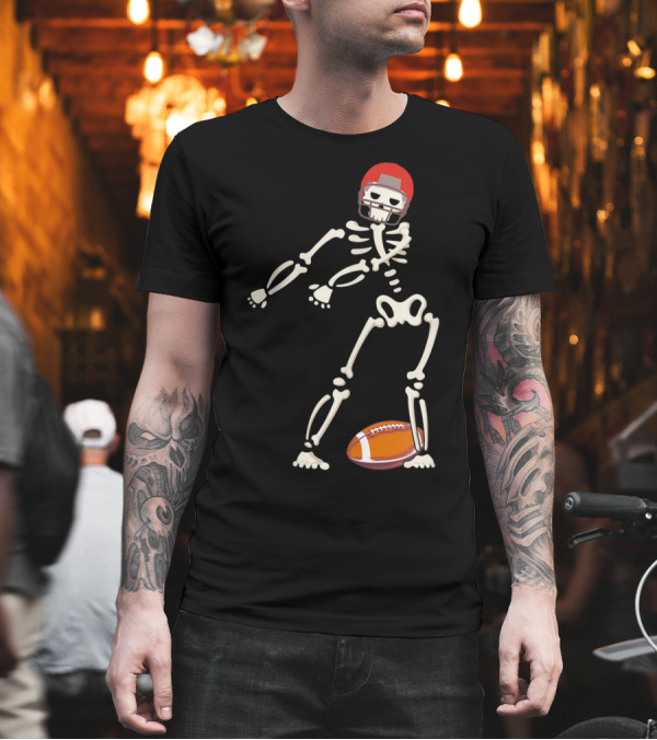 Floss Dance Skeleton American Football Helmet T-Shirt Floss Dance Skeleton American Football Helmet T-Shirt