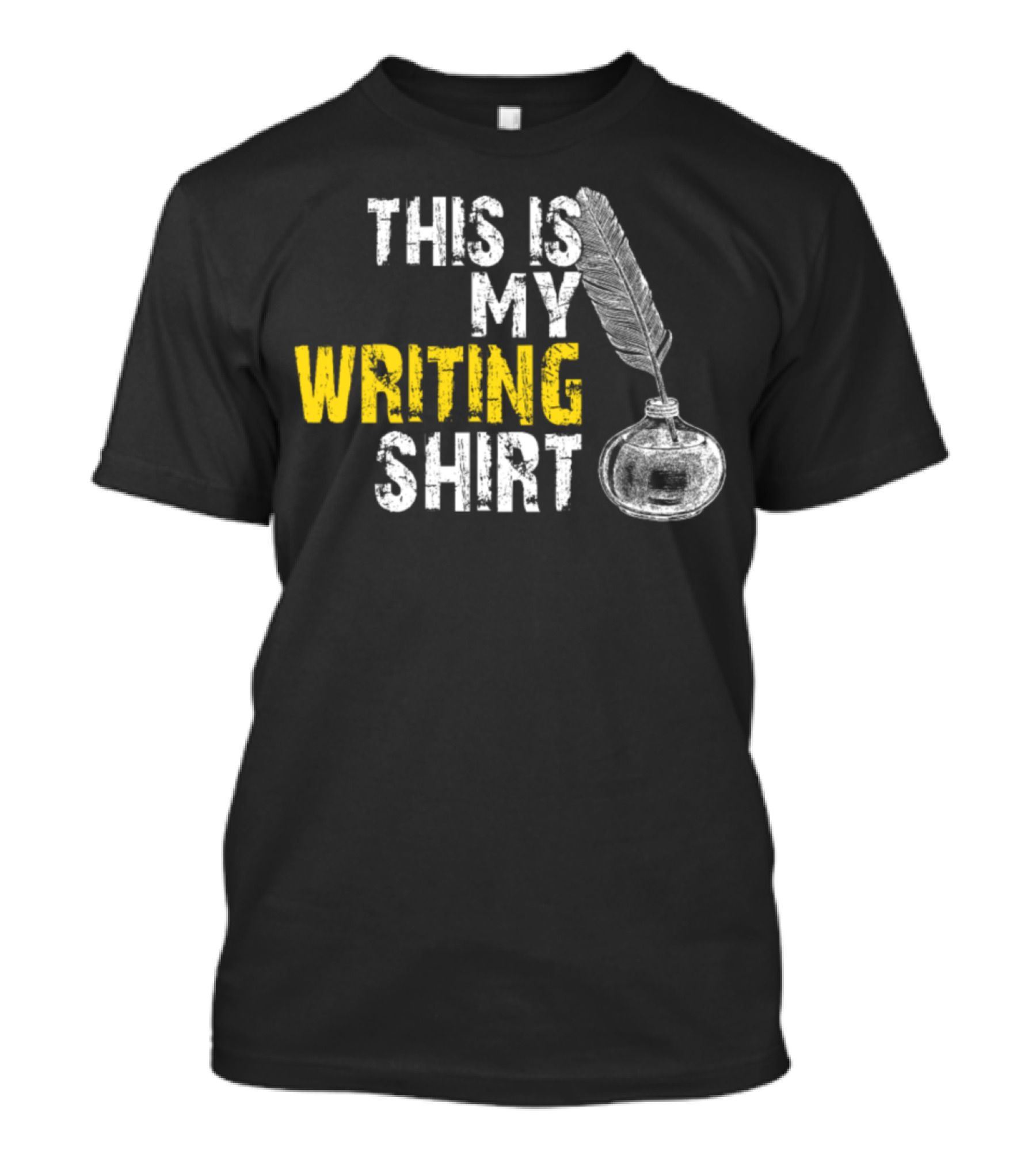 This Is My Writing Shirt With Quill And Ink Bottle T-Shirt