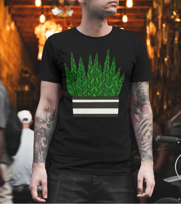 Zebra Plant Succulent Pot T-Shirt Zebra Plant Succulent Pot T-Shirt