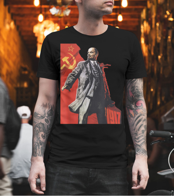 Lenin 1917 Soviet Union USSR Russia Hammer and Sickle T-Shirt Lenin 1917 Soviet Union USSR Russia Hammer and Sickle T-Shirt