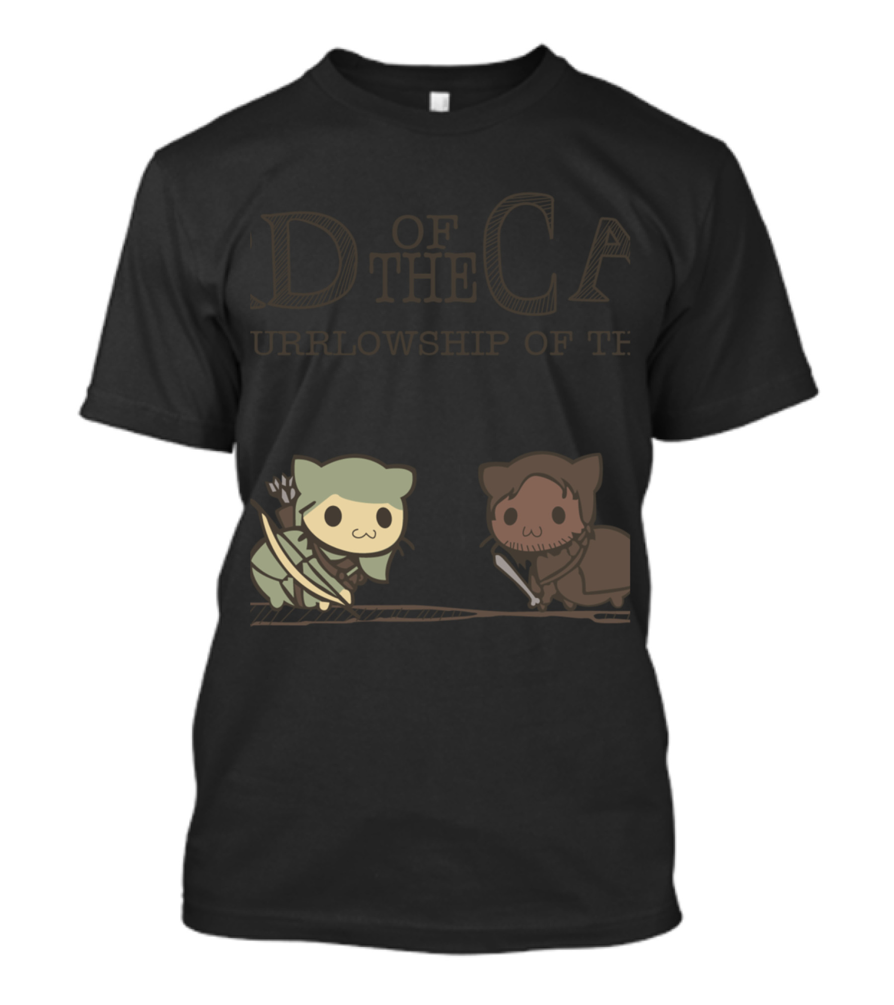 The Purrlowship Of The Ring Lord Of Cats Funny For Cat Lovers T-Shirt