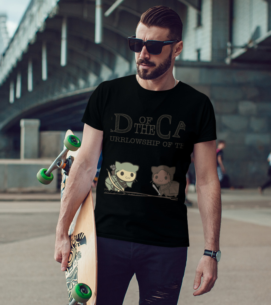 The Purrlowship Of The Ring Lord Of Cats Funny For Cat Lovers T-Shirt