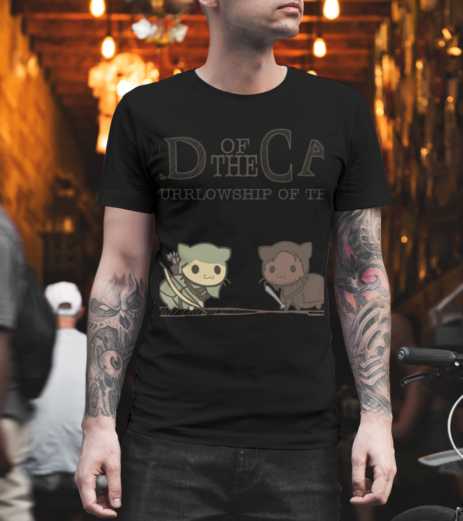 The Purrlowship Of The Ring Lord Of Cats Funny For Cat Lovers T-Shirt