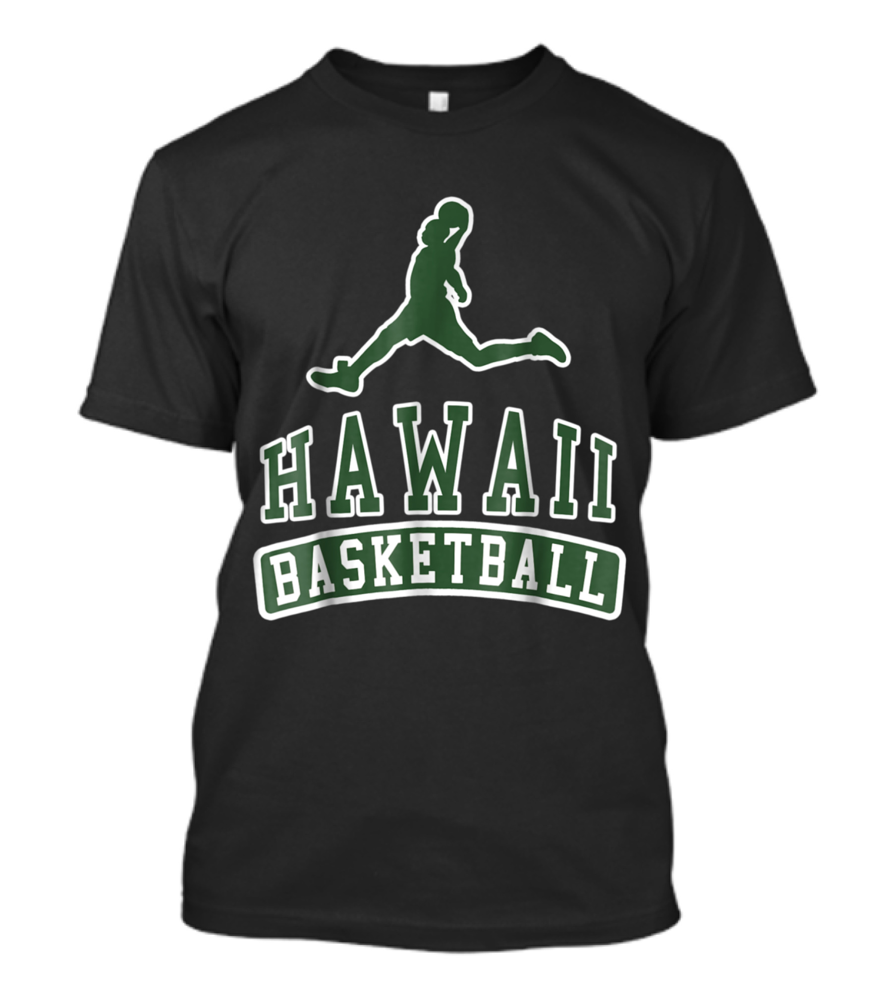 Hawaii Basketball Leaping T-Shirt