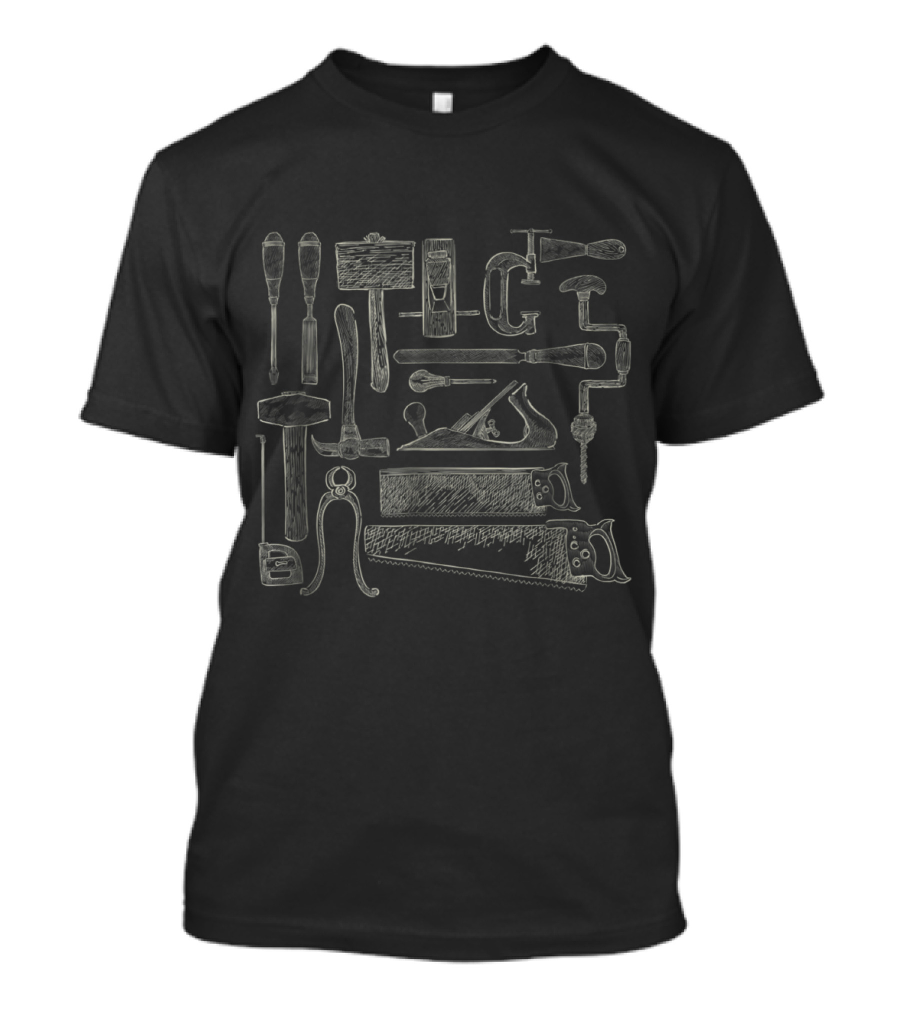 Vintage Woodworking Tools Collection T-Shirt