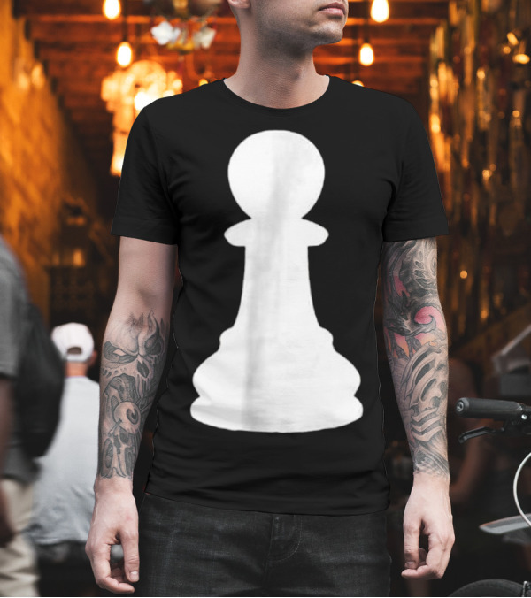Chess Costumes White Pawn Halloween Costume T-Shirt Chess Costumes White Pawn Halloween Costume T-Shirt