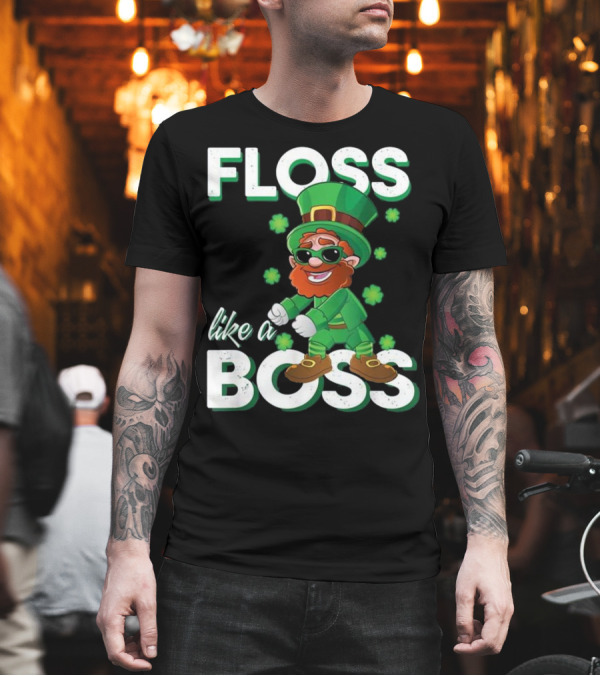 Floss Like a Boss Leprechaun St Patrick's Day T-Shirt Floss Like a Boss Leprechaun St Patrick's Day T-Shirt