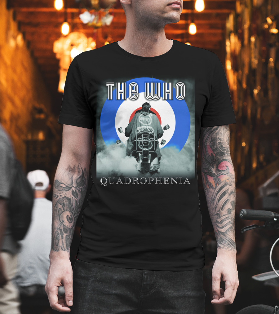 The Who Quadrophenia Mod Target Scooter T-Shirt