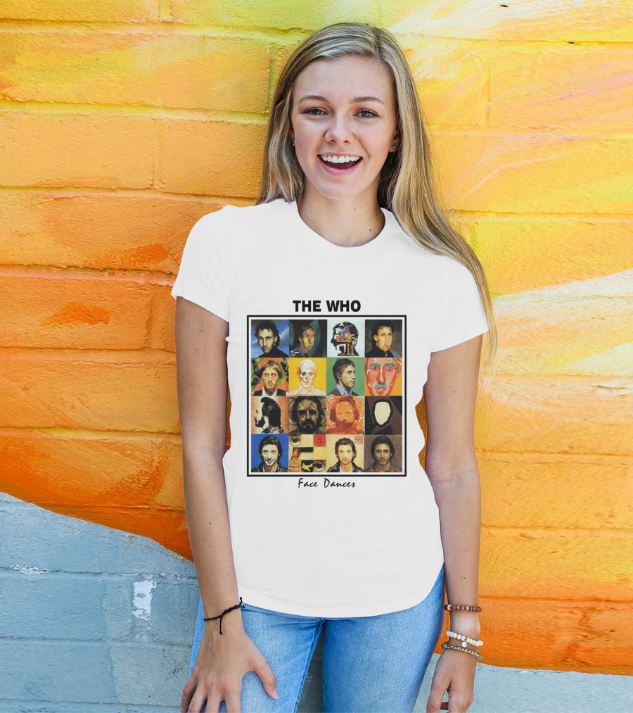 The Who Face Dancers Album Cover T-Shirt