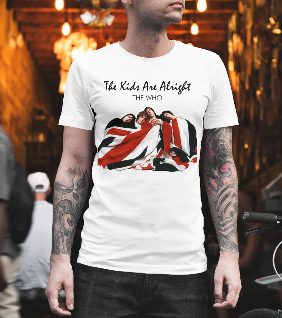 The Kids Are Alright The Who Union Jack Blanket T-Shirt