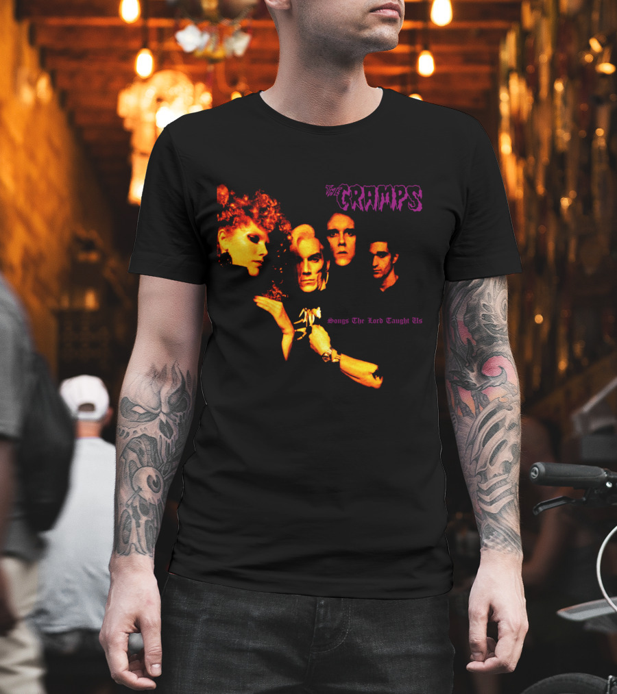 The Cramps Songs The Lord Taught Us Album Cover Tcr T-Shirt