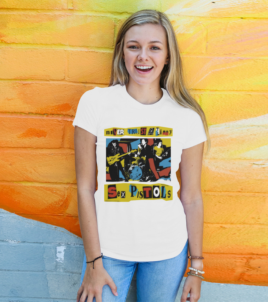 Never Trust A Hippy Sex Pistols T-Shirt