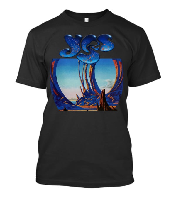 Yes Album Art Cover Retro Fantasy Landscape T-Shirt