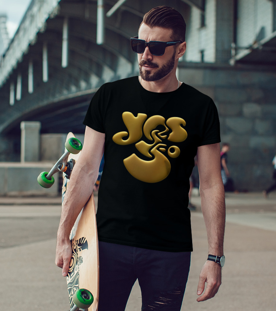 Ye 35 3D Gold Abstract T-Shirt