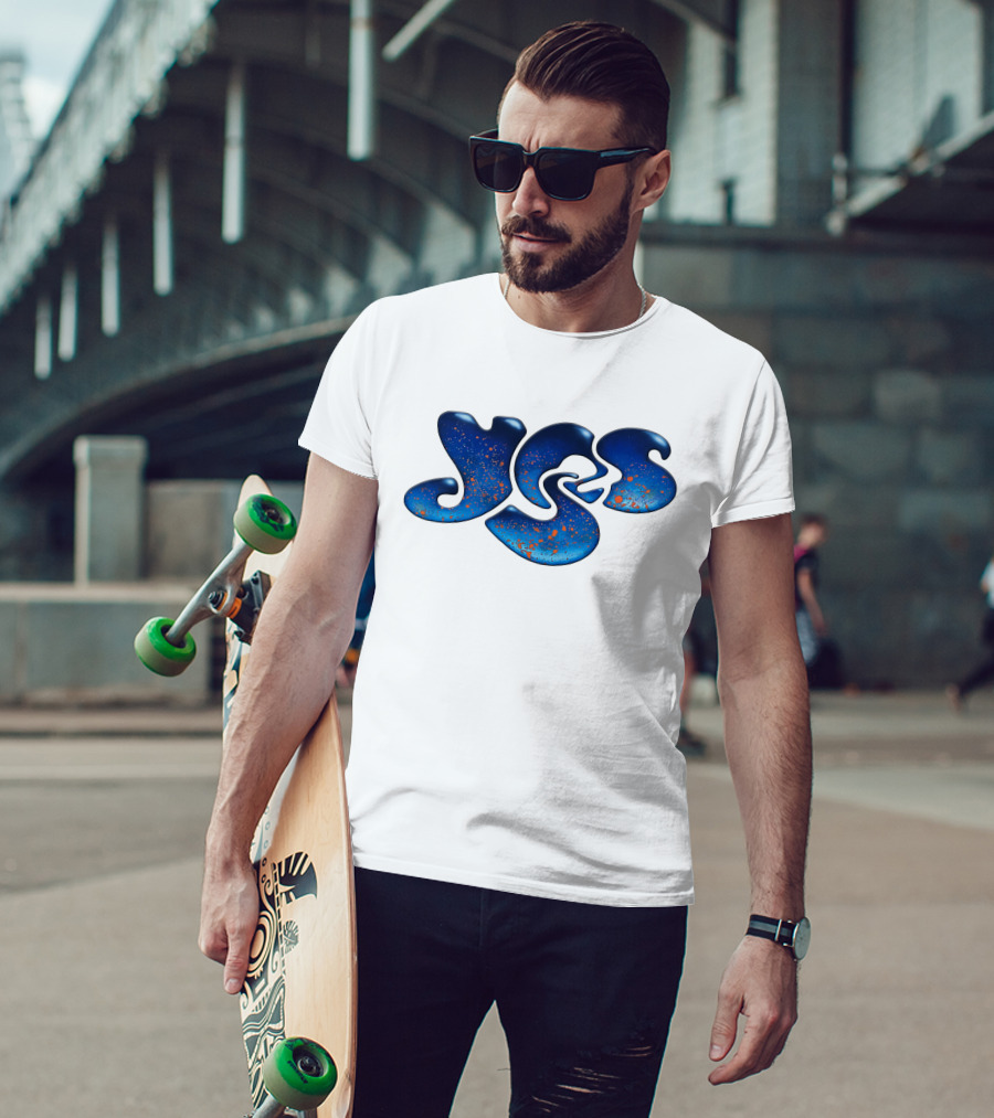 Yes 42 Logo Blue Orange T-Shirt