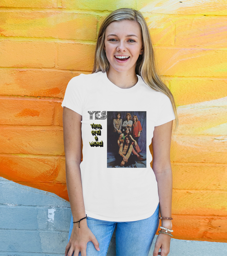 Yes Time And A Word Band Photo T-Shirt