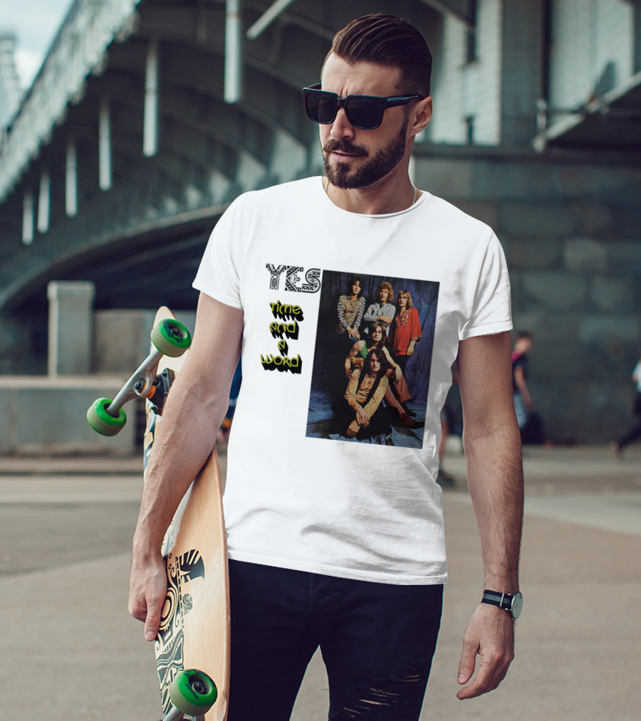 Yes Time And A Word Band Photo T-Shirt