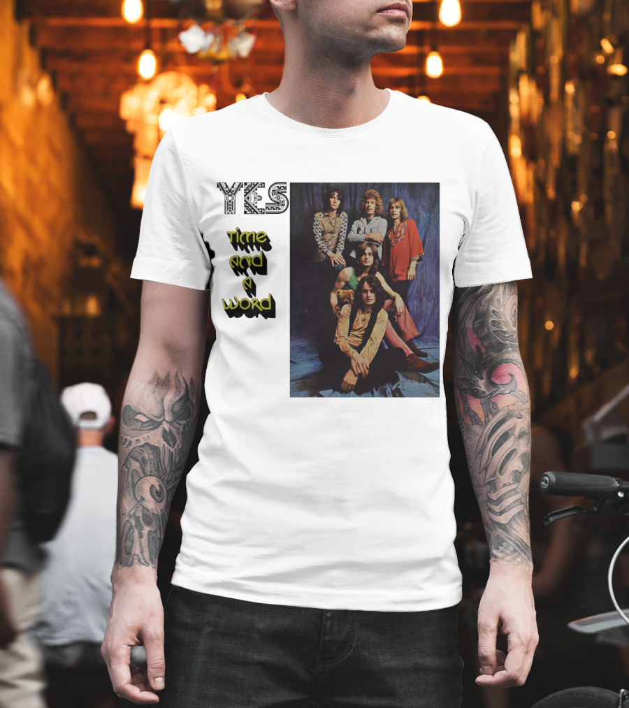Yes Time And A Word Band Photo T-Shirt
