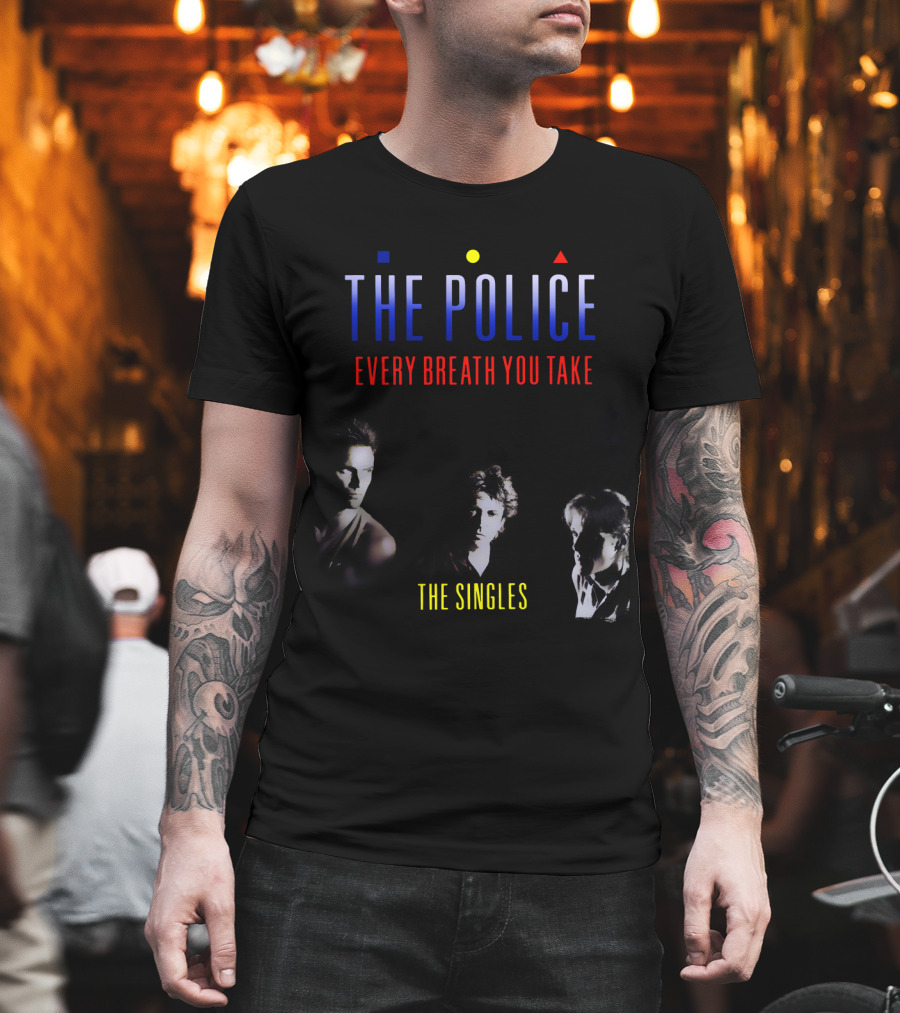 The Police Every Breath You Take The Singles T-Shirt
