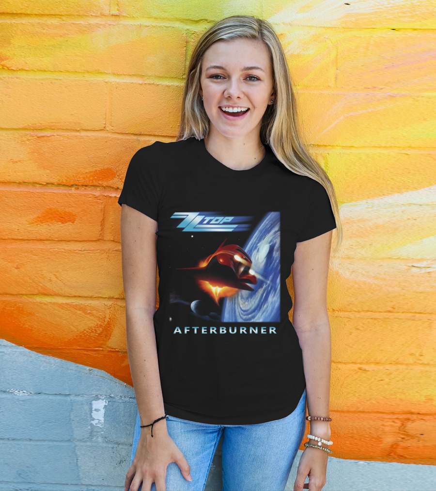 Zz Top Afterburner Spaceship Planet T-Shirt