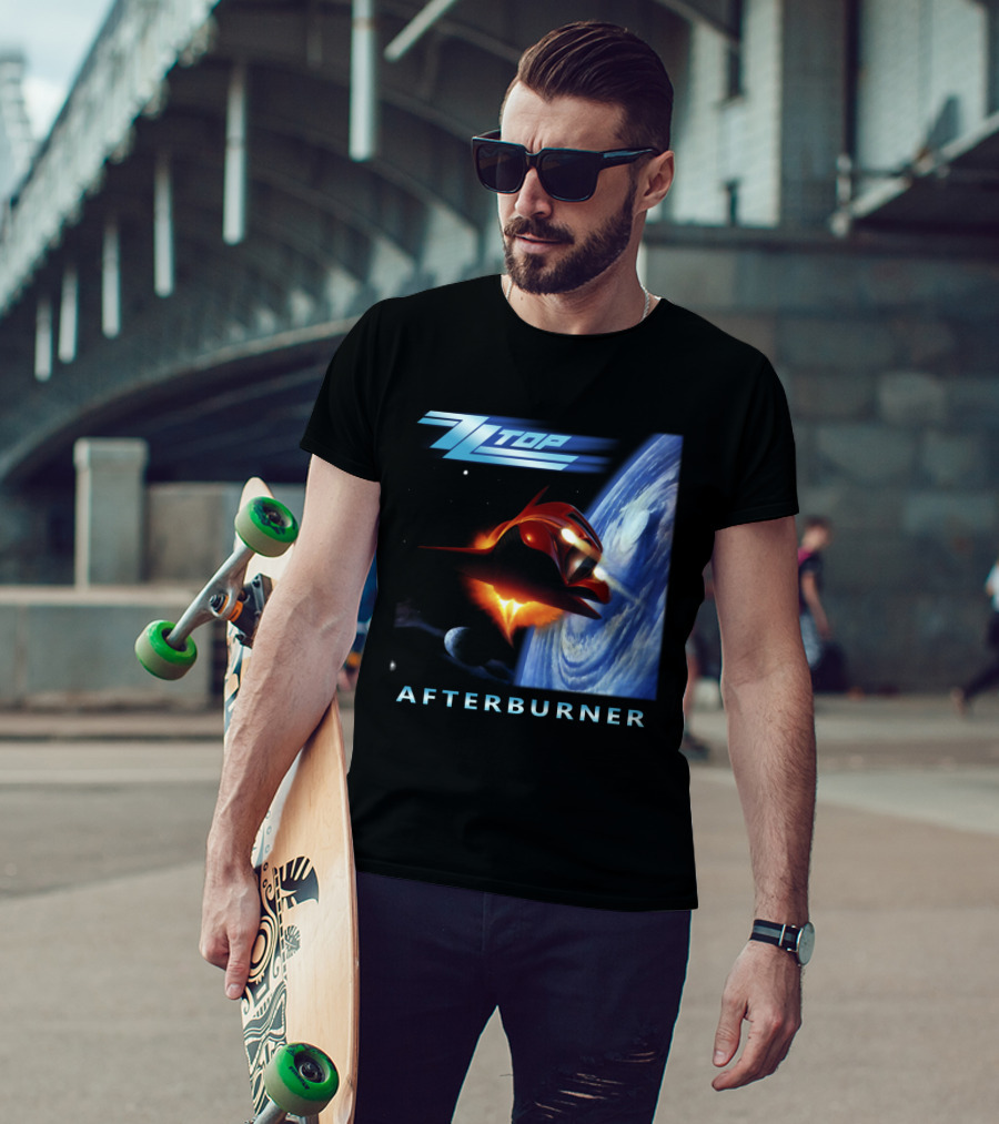 Zz Top Afterburner Spaceship Planet T-Shirt