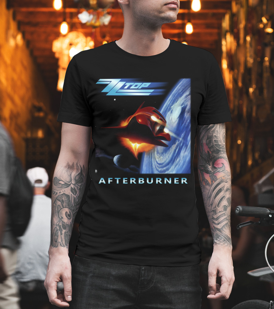 Zz Top Afterburner Spaceship Planet T-Shirt