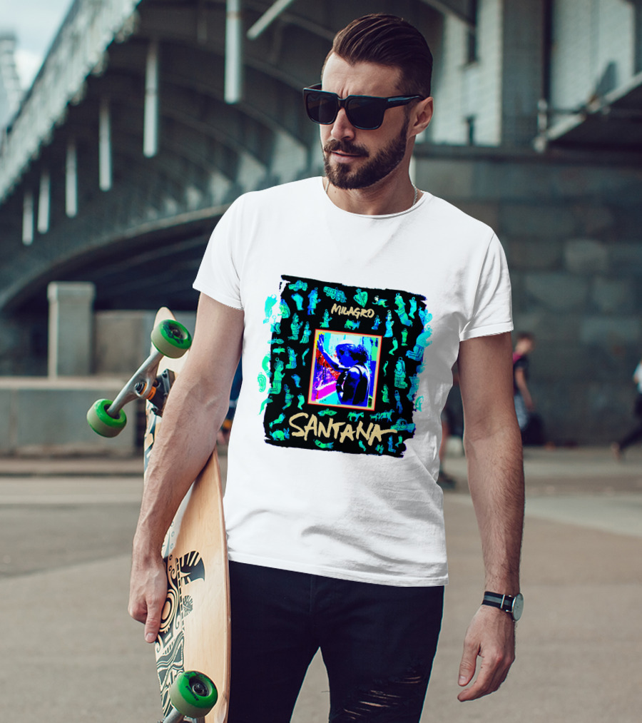 Milagro Santana Album Art Theme T-Shirt