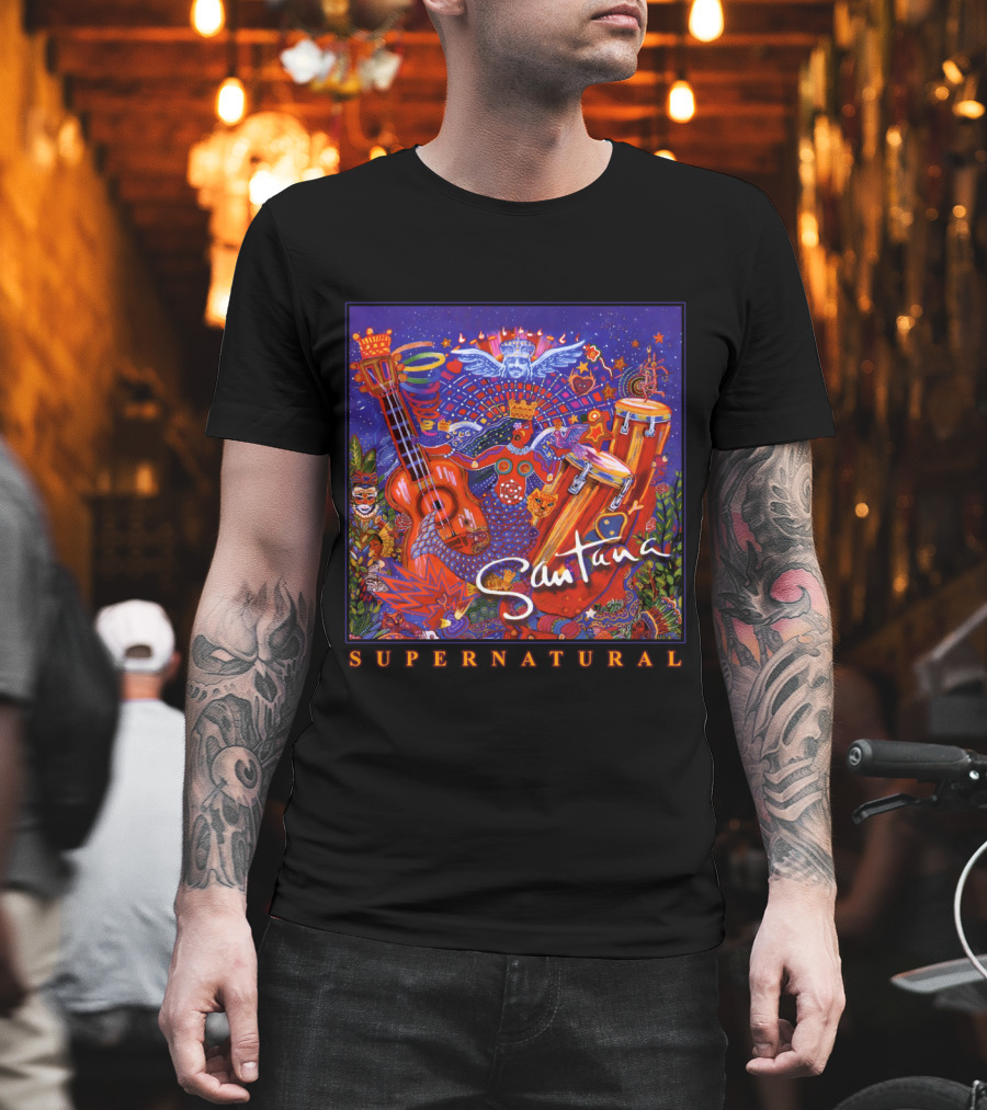 Santana Supernatural Album Artwork🎸 T-Shirt
