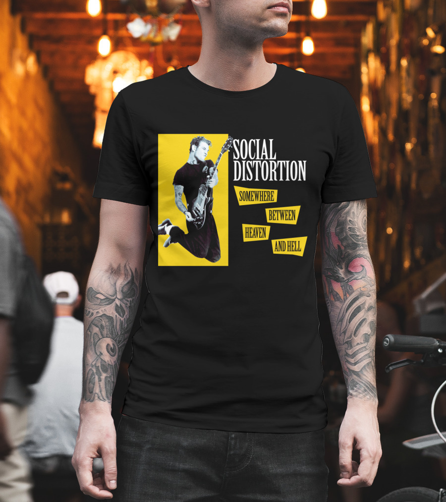 Social Distortion Somewhere Between Heaven And Hell T-Shirt