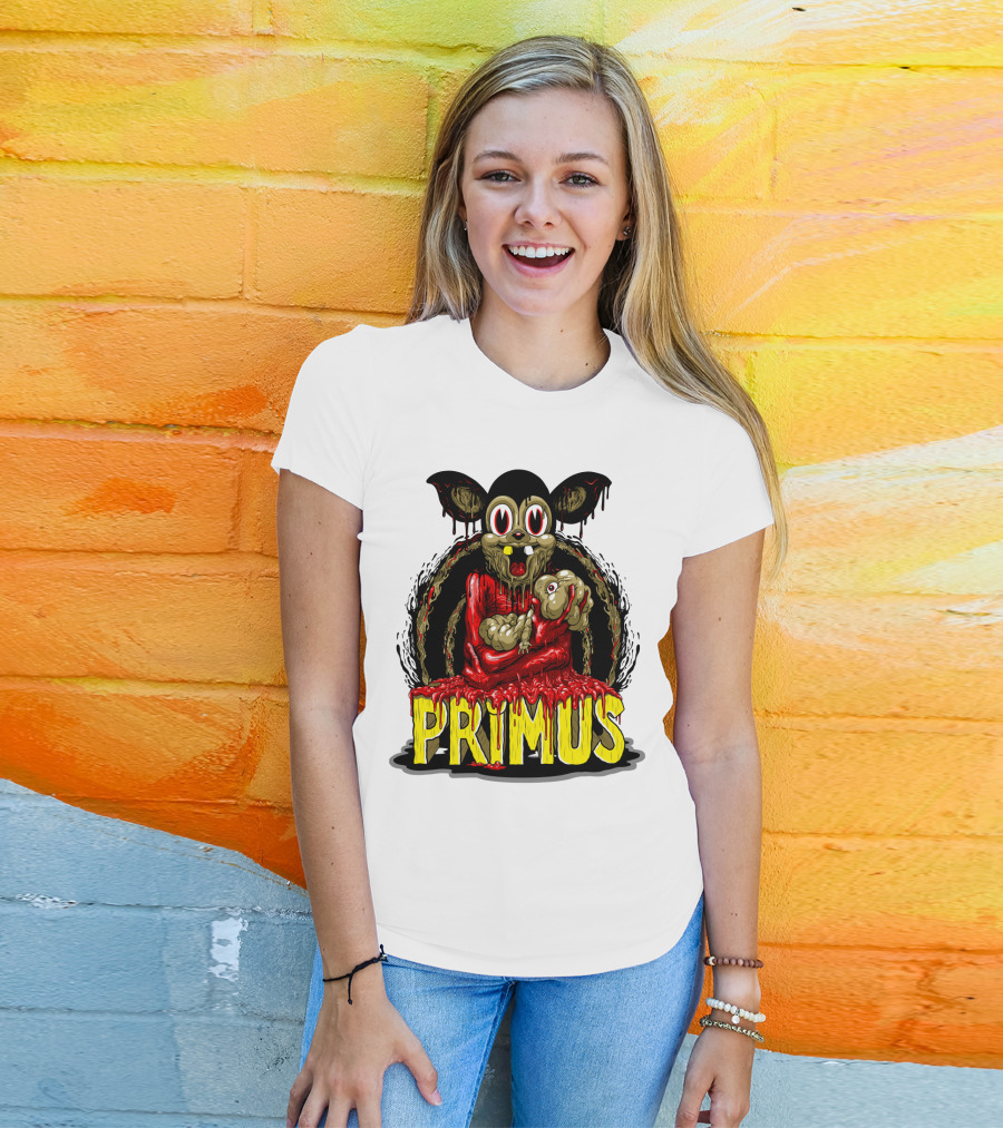 Primus Dripping Cartoon Horror Creature T-Shirt