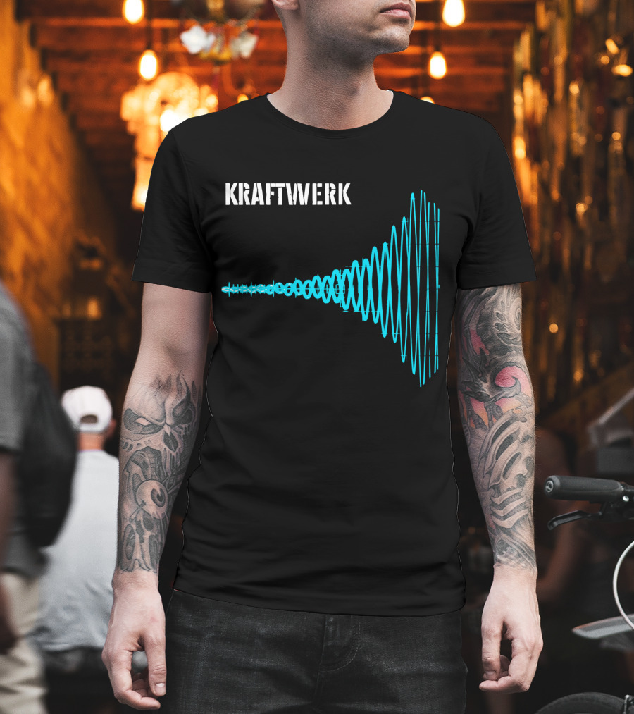Kraftwerk Blue Sound Waves T-Shirt