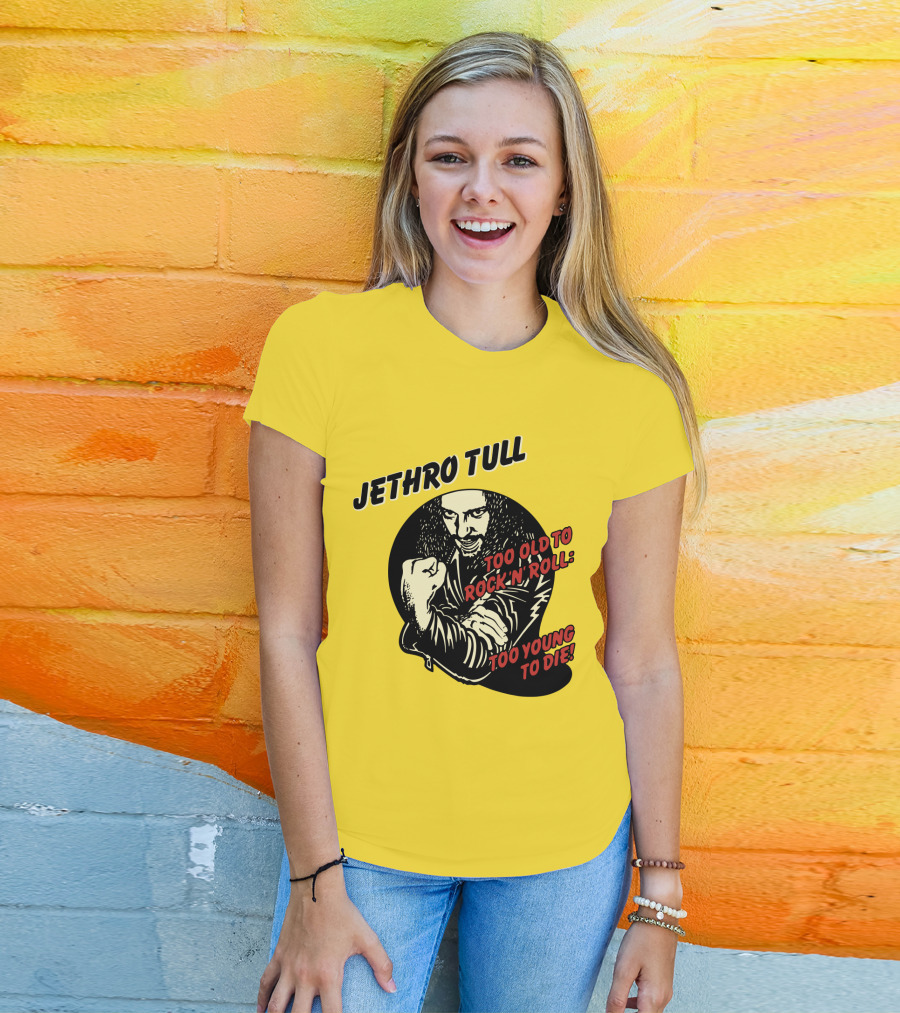 Jethro Tull Too Old To Rock 'N' Roll Too Young To Die T-Shirt
