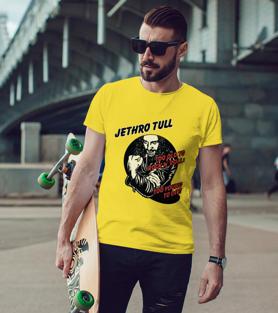 Jethro Tull Too Old To Rock 'N' Roll Too Young To Die T-Shirt