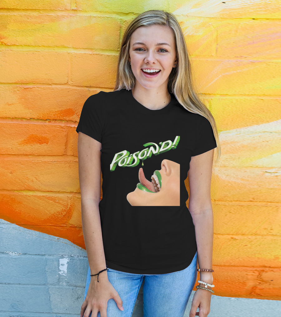 Poison'd Licking Green Lips T-Shirt