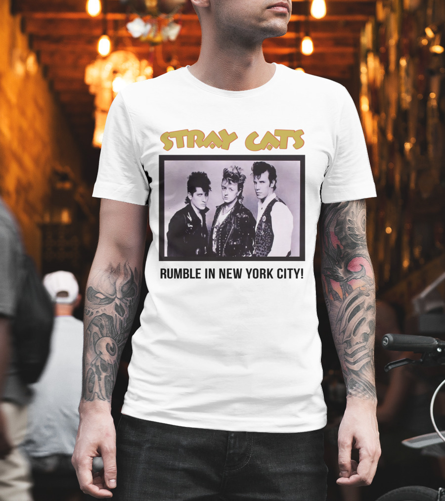 Stray Cats Rumble In New York City T-Shirt