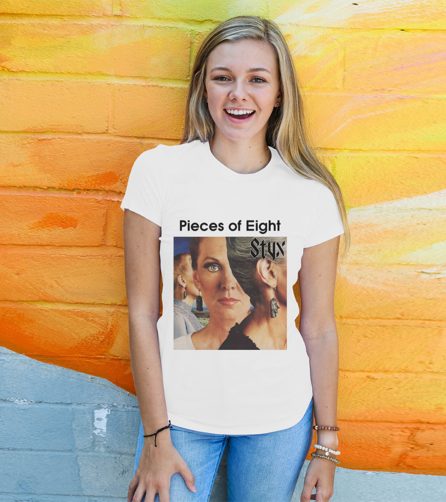 Pieces Of Eight Styx Album Artwork T-Shirt