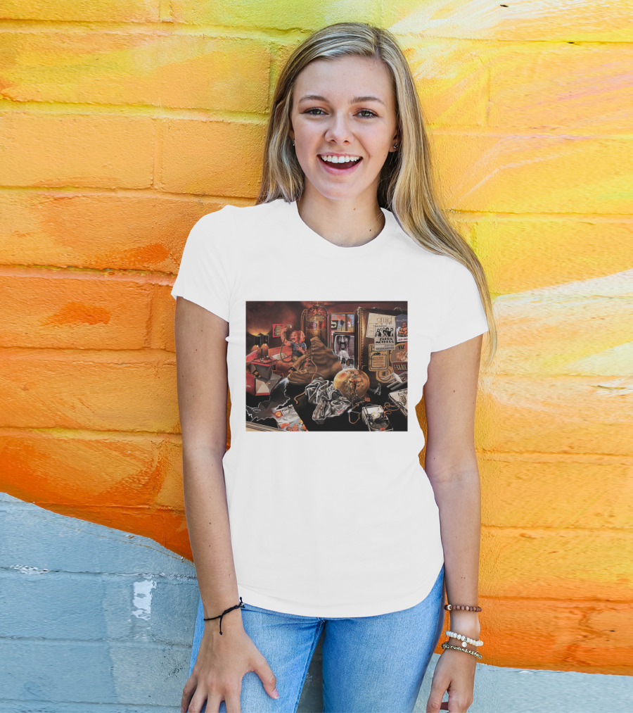 Frank Zappa 200 Motels Album Lady In The Tub Poster T-Shirt