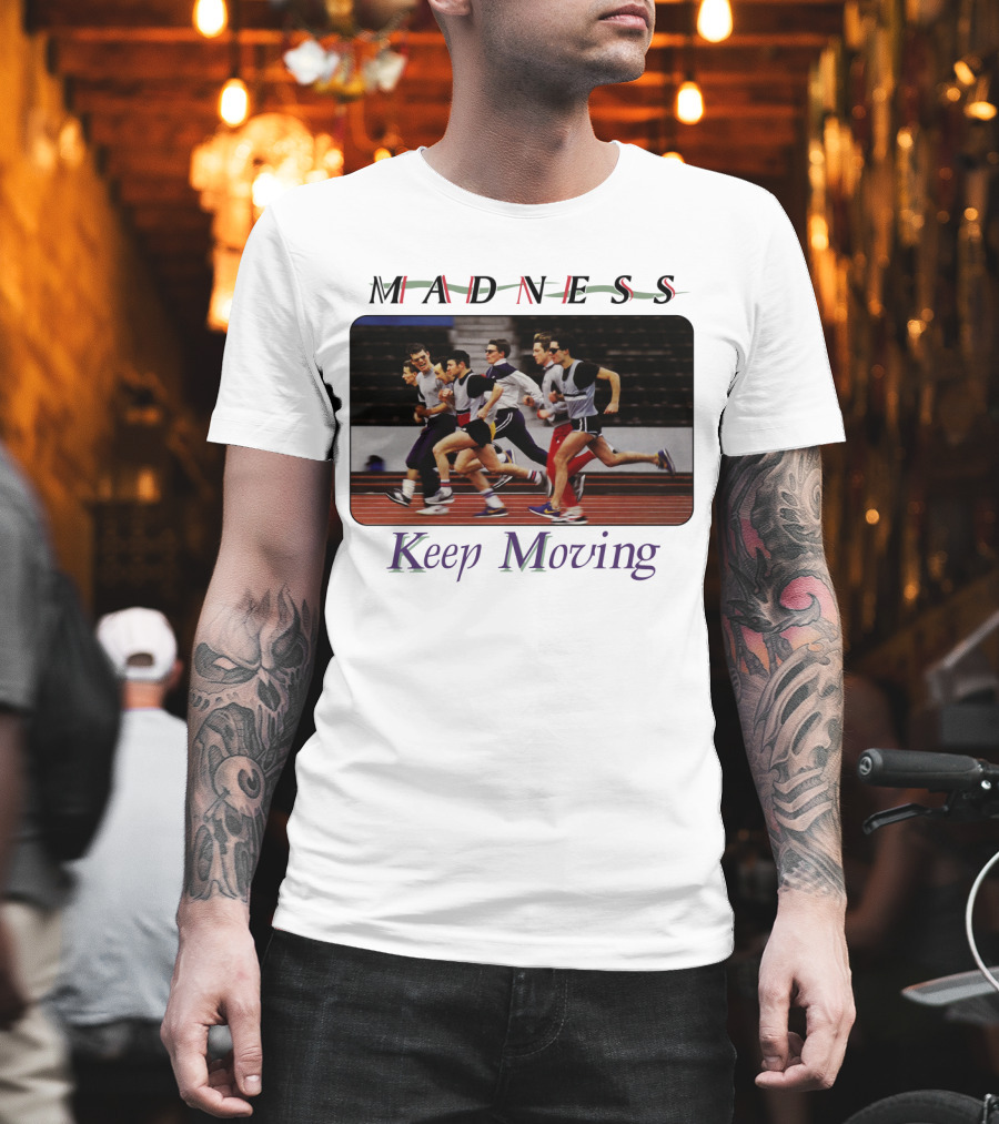 Madness Keep Moving Running Team 1983 Album Cover T-Shirt