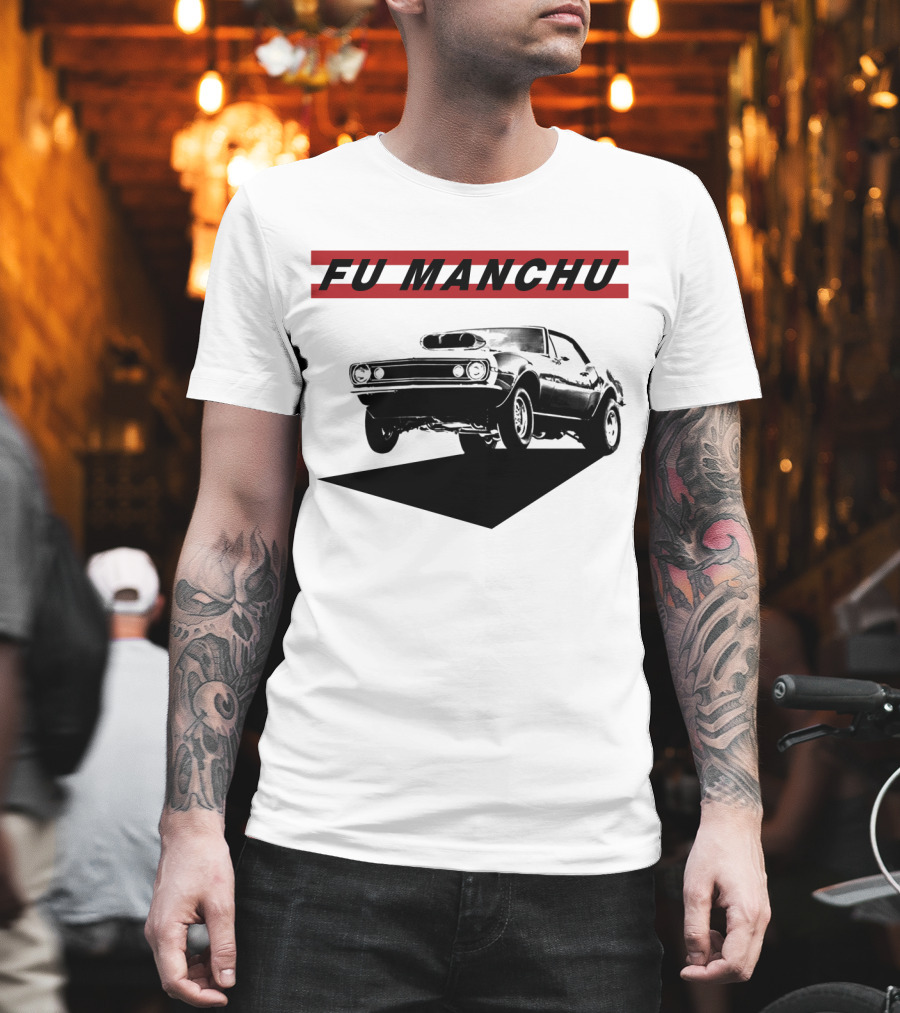 Fu Manchu Muscle Car Racing Classic T-Shirt